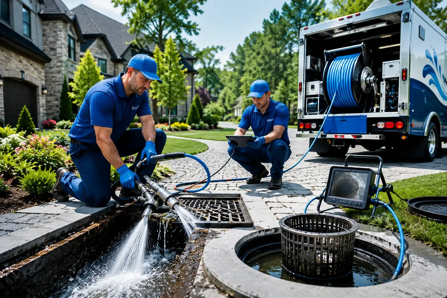 Local outdoor drain cleaning professionals in New Ulm, TX