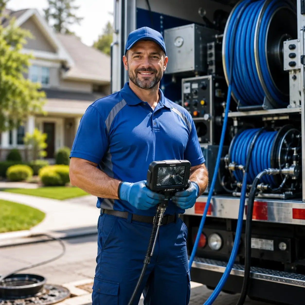 Local outdoor drain cleaning specialists in New Ulm, TX